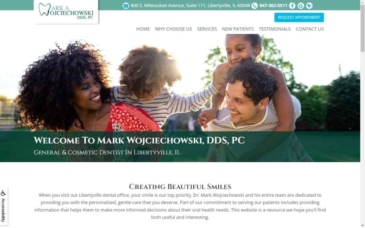 wojdental.com screenshot