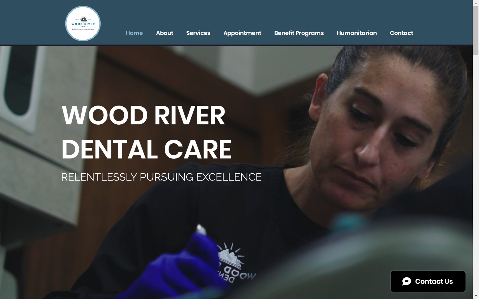 woodriverdentalcare.com screenshot