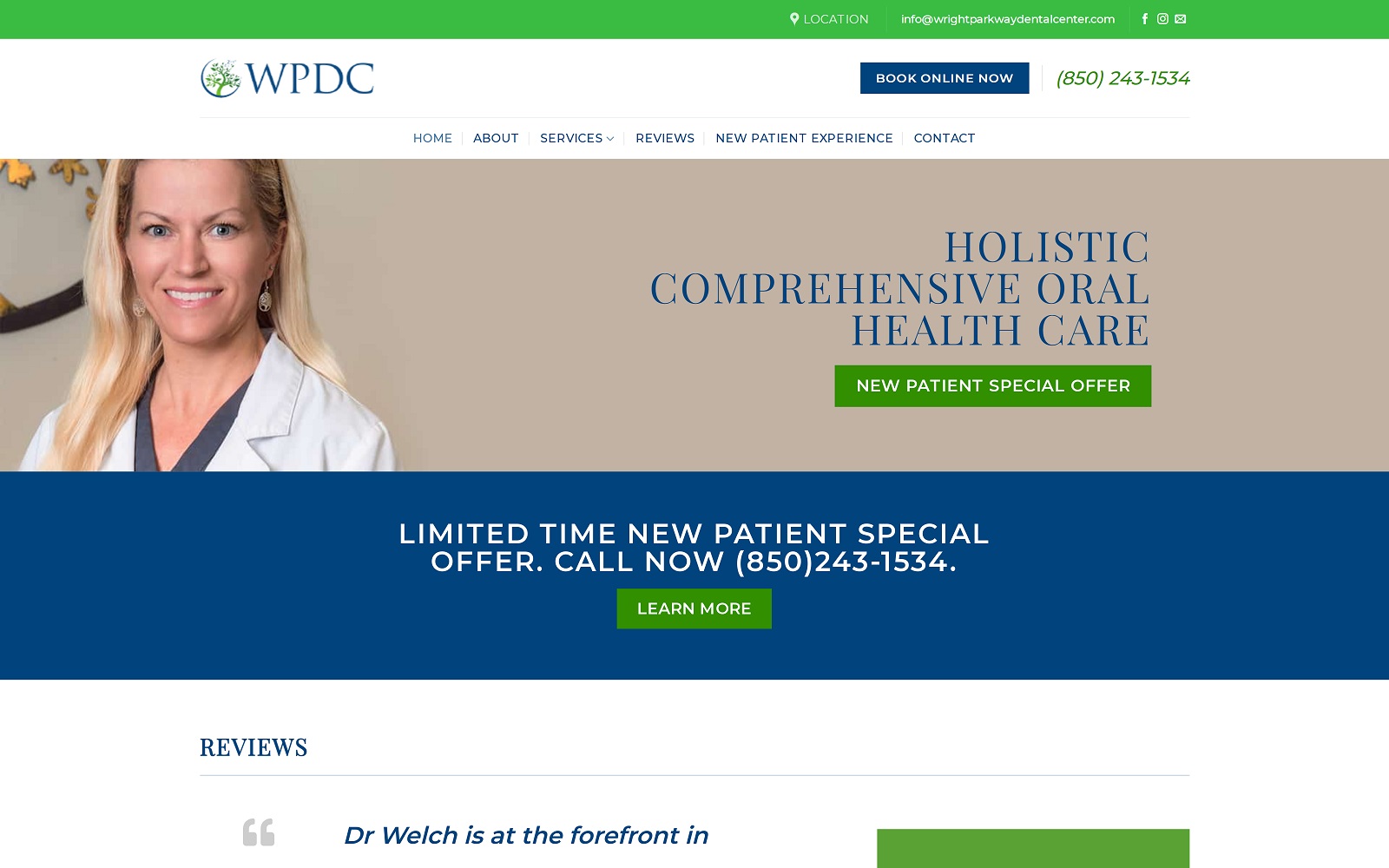 wrightparkwaydentalcenter.com-screenshot