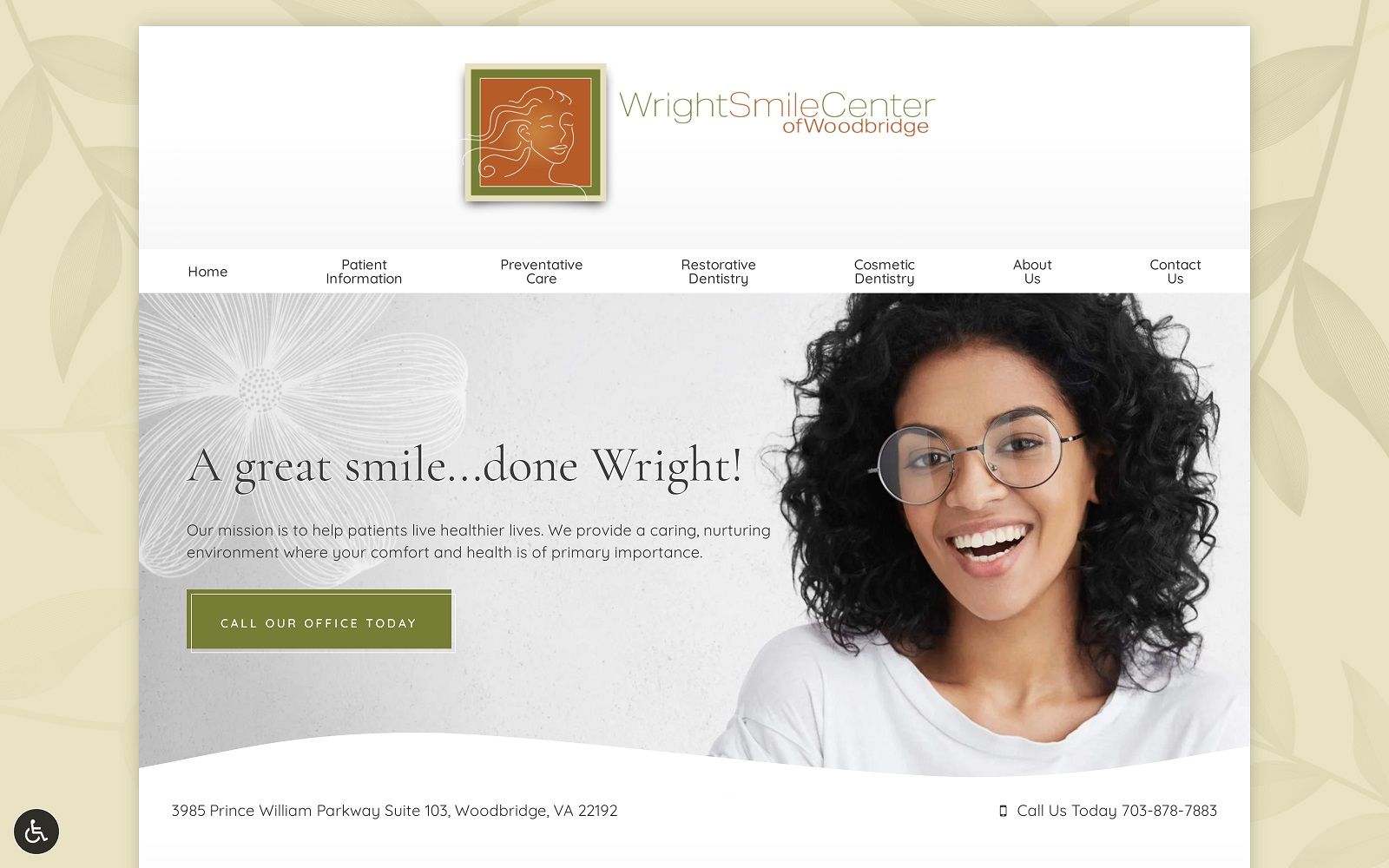 wrightsmilecenter.com-screenshot