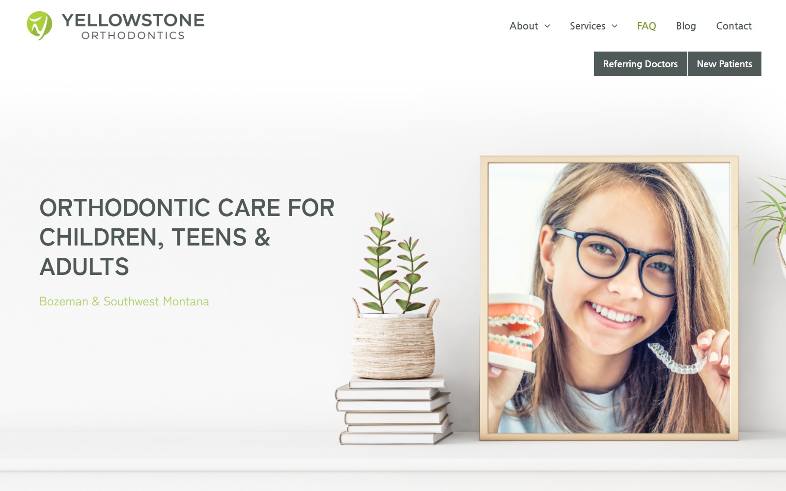 yellowstoneortho.com screenshot