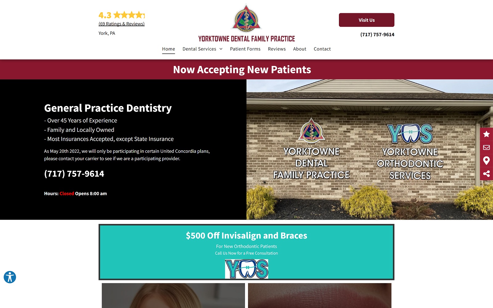 yorktownedental.com-screenshot