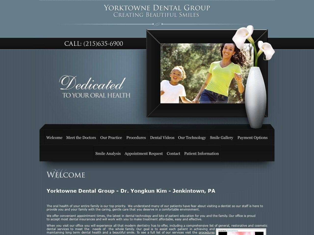 Yorktowne Dental  Group Website Screenshot from yorktownedentalgroup.com