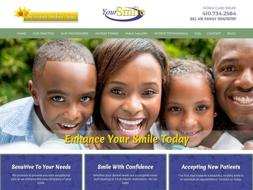 Your Smile Website Screenshot from your-smile.com