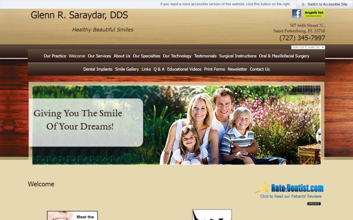 yourdentalcare.com screenshot