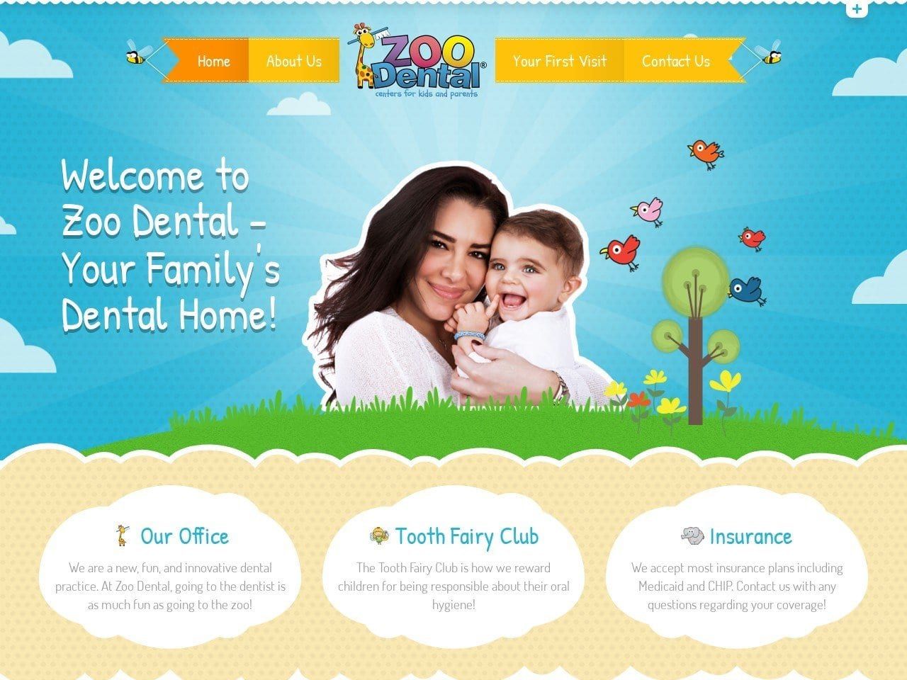 Zoo Dental Website Screenshot from zoodental.com