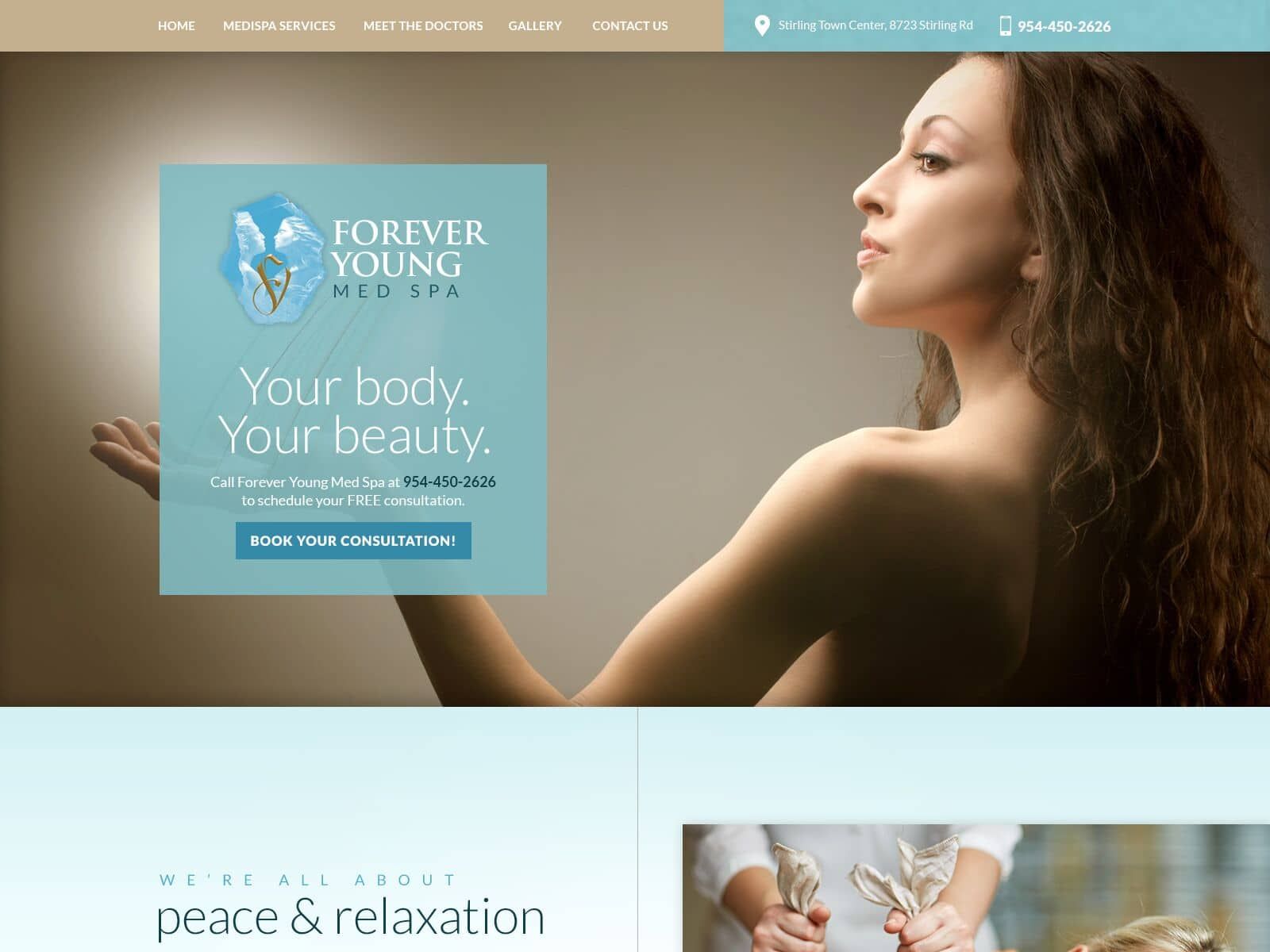 Forever Young Full Page Medical Spa Website 1600x1200 1600x1200