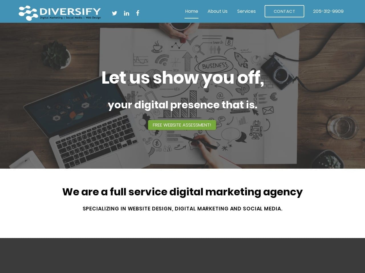 Godiversify. Com screenshot