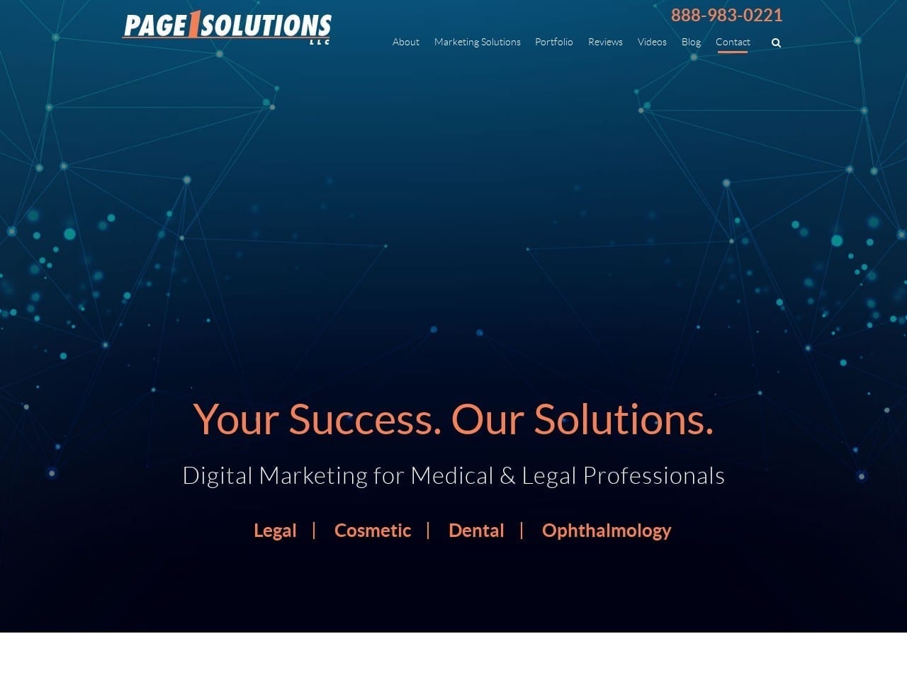 Page1solutions. Com screenshot