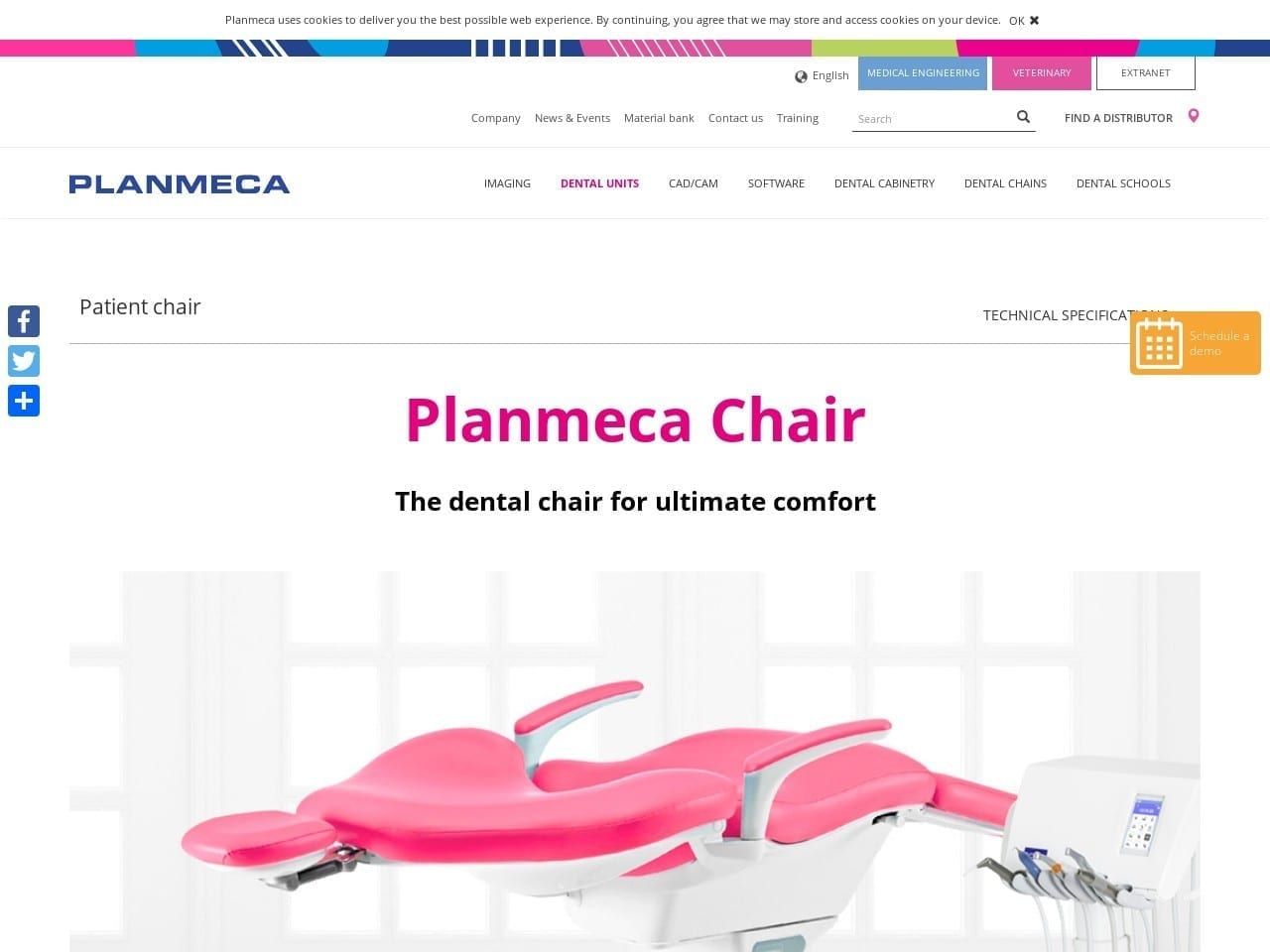 Planmeca. Com screenshot