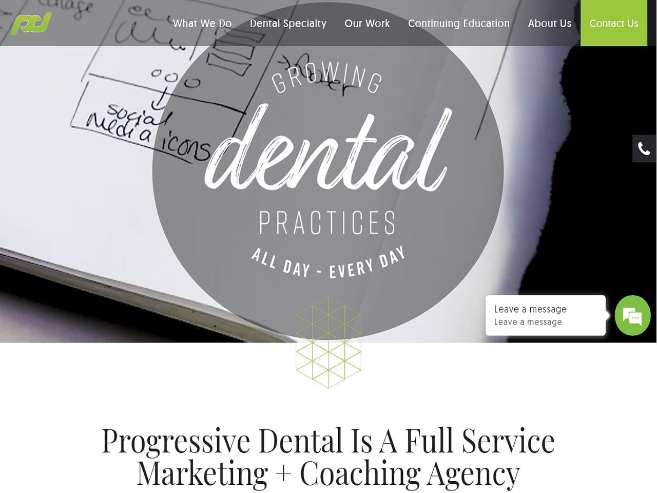 Progressivedentalmarketing. Com screenshot