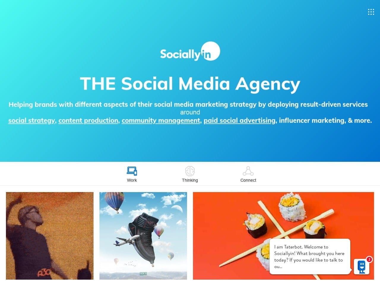 Sociallyin. Com screenshot