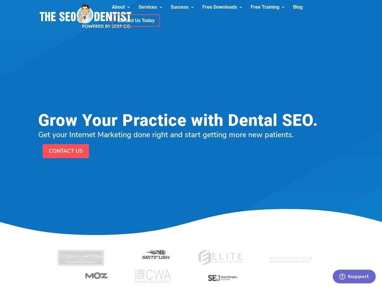 Theseodentist. Com screenshot