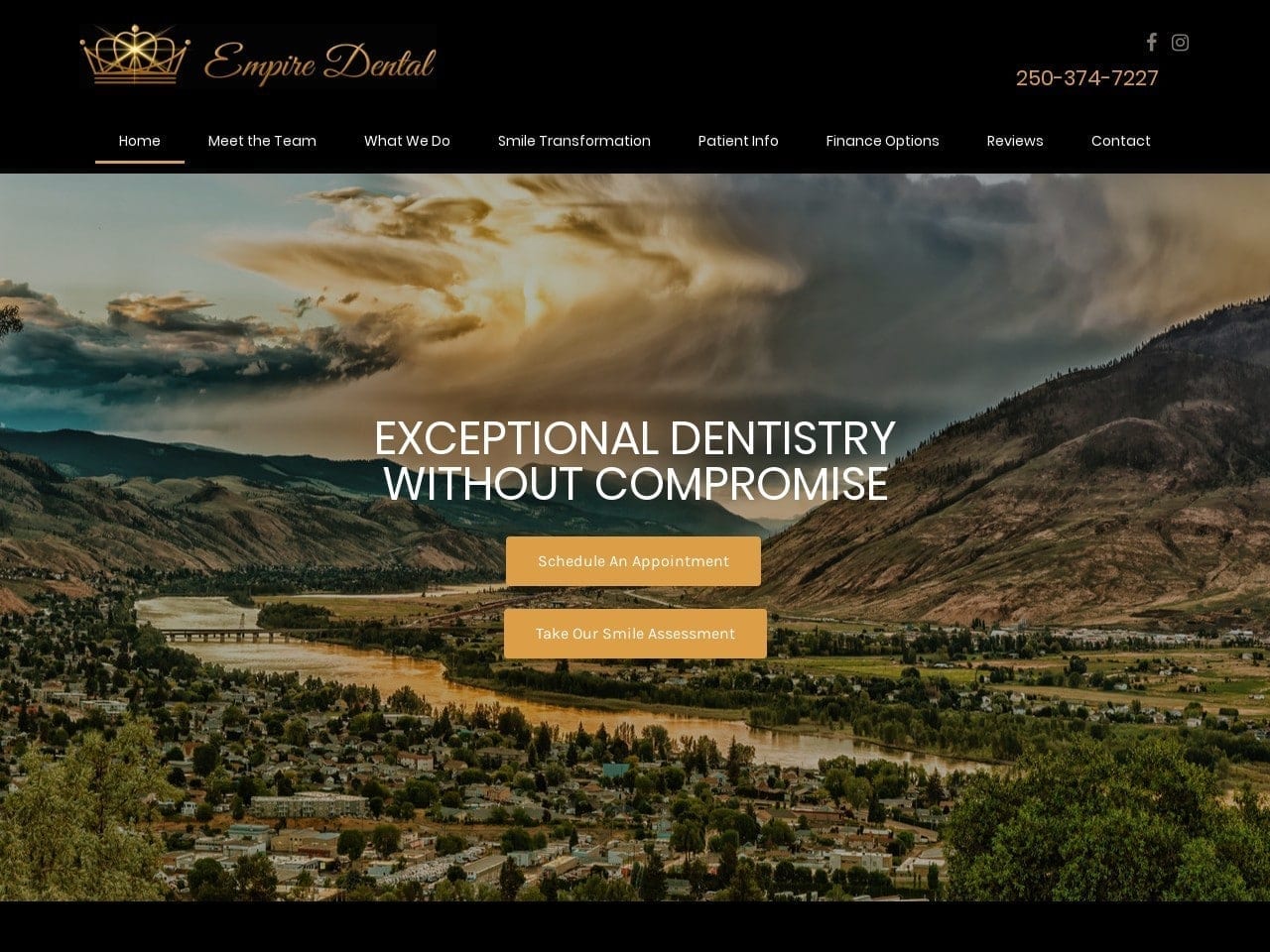 Empiredental Site Screenshot