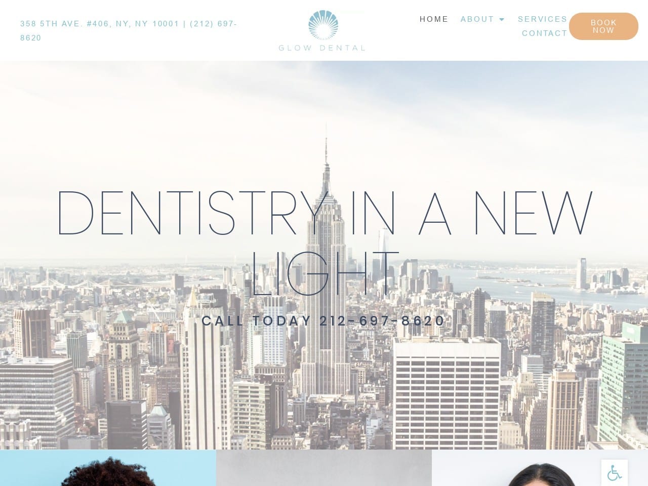 Glowdentalnyc. Com screenshot