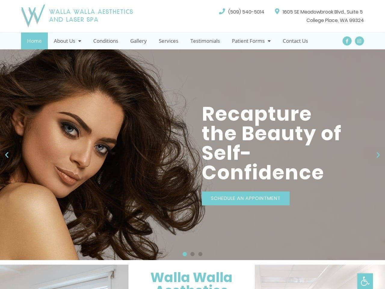 Wallawallaaesthetics.com Screenshot
