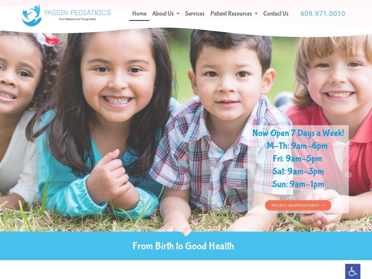 Yassinpediatrics Site Screenshot