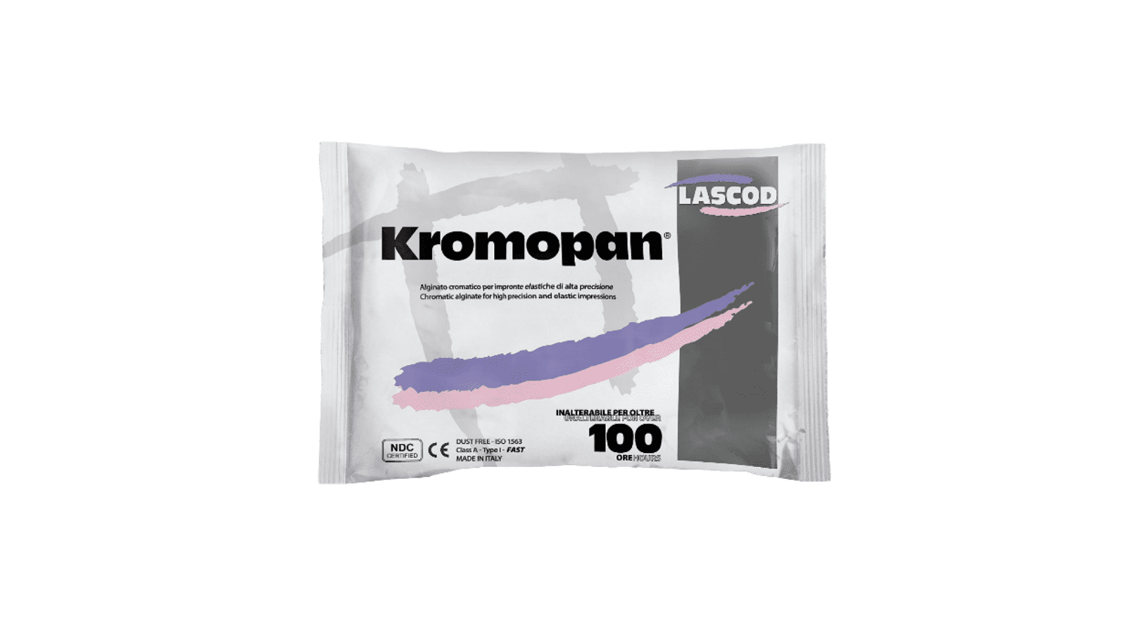 Container of kromopan impression material