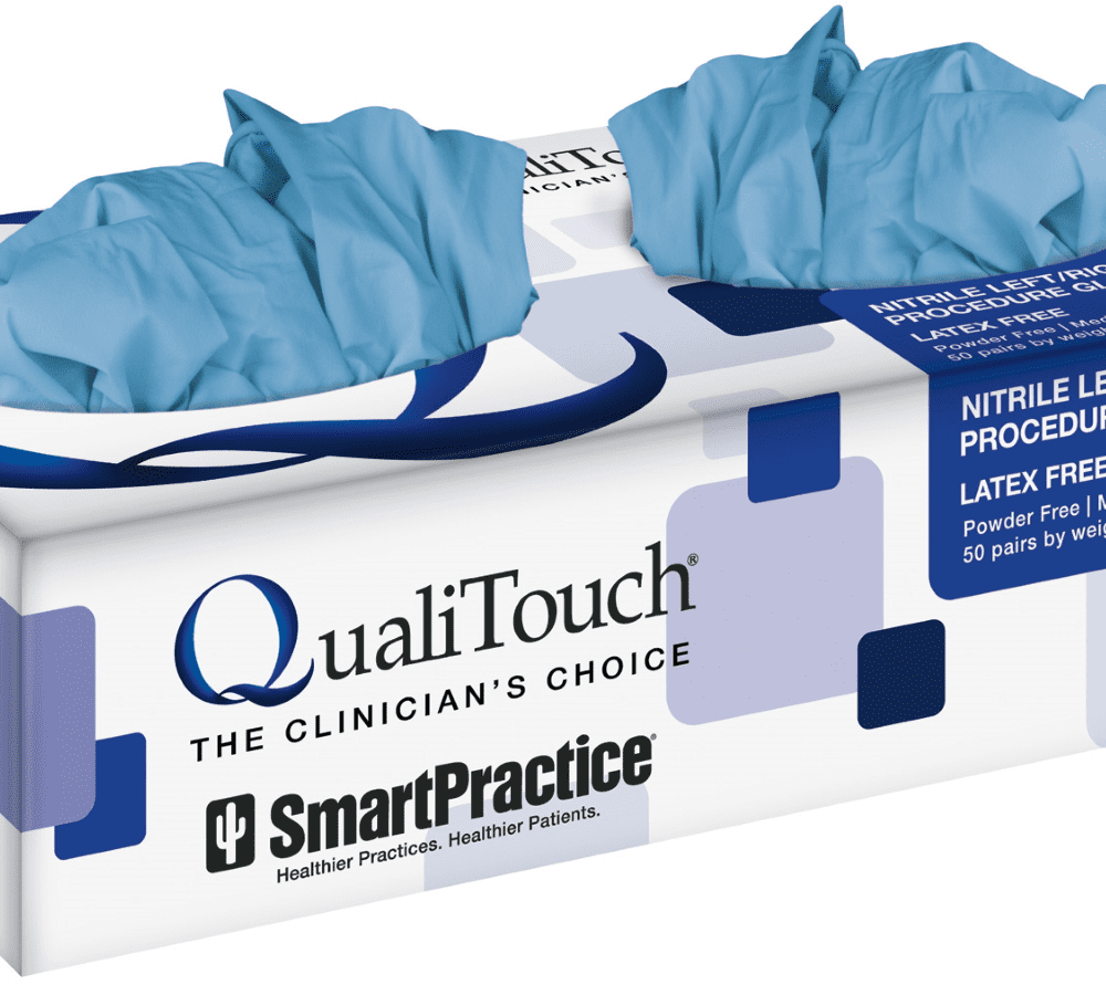 Qualitouch Nitrile Powder Free Exam Gloves