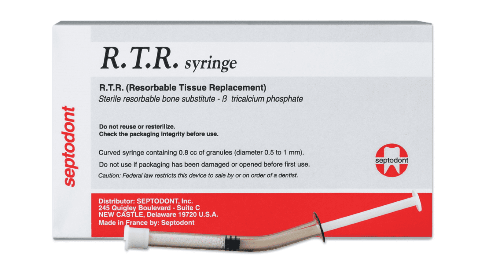 Rtr syringe packaging with syringe
