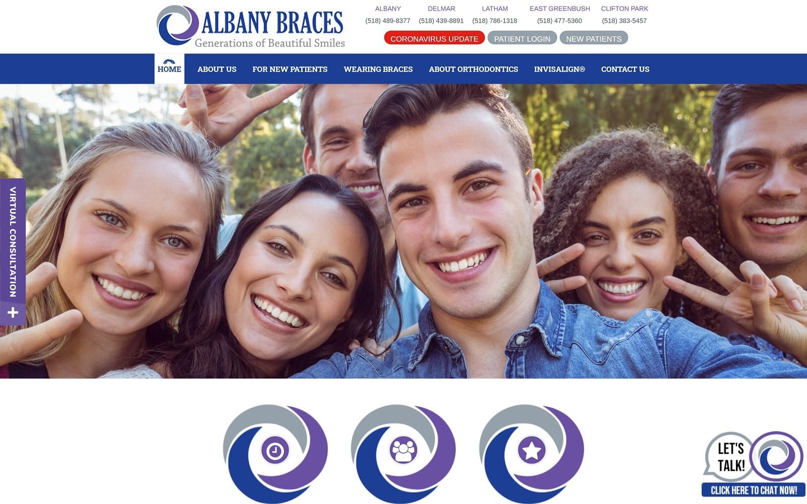 Albanybraces.com Screenshot