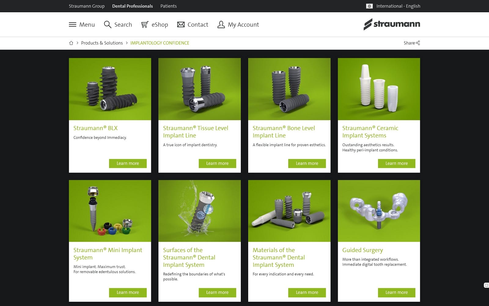 Straumann. Com en dental professionals products and solutions dental implants