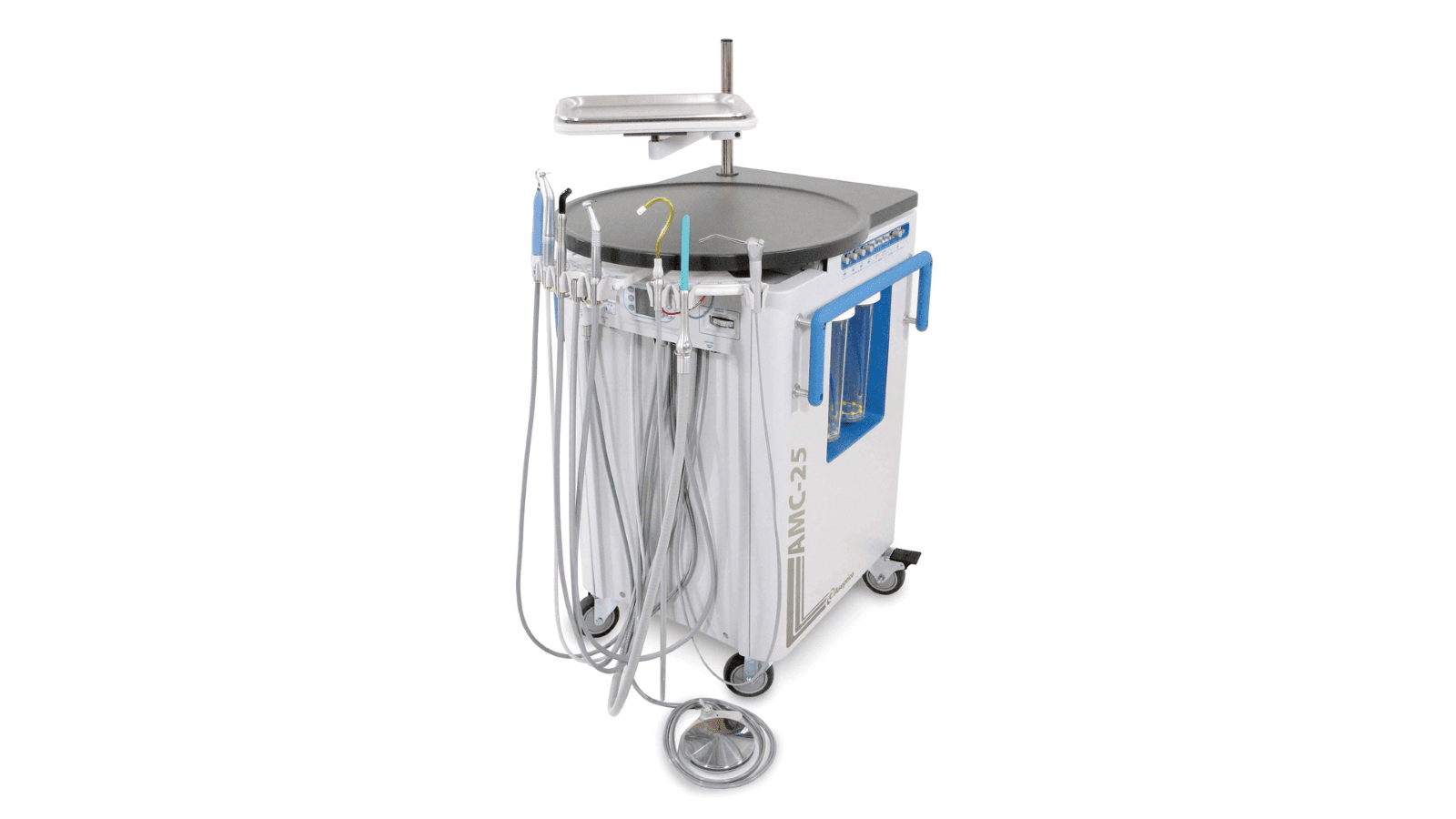 Amc 25 mobile dental cart by aseptico