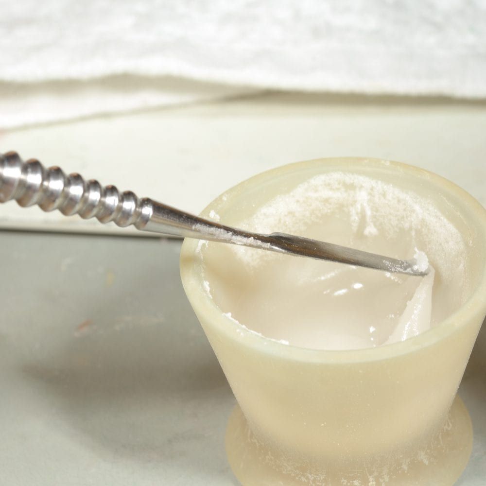 Tub of Dental Acrylic Resin