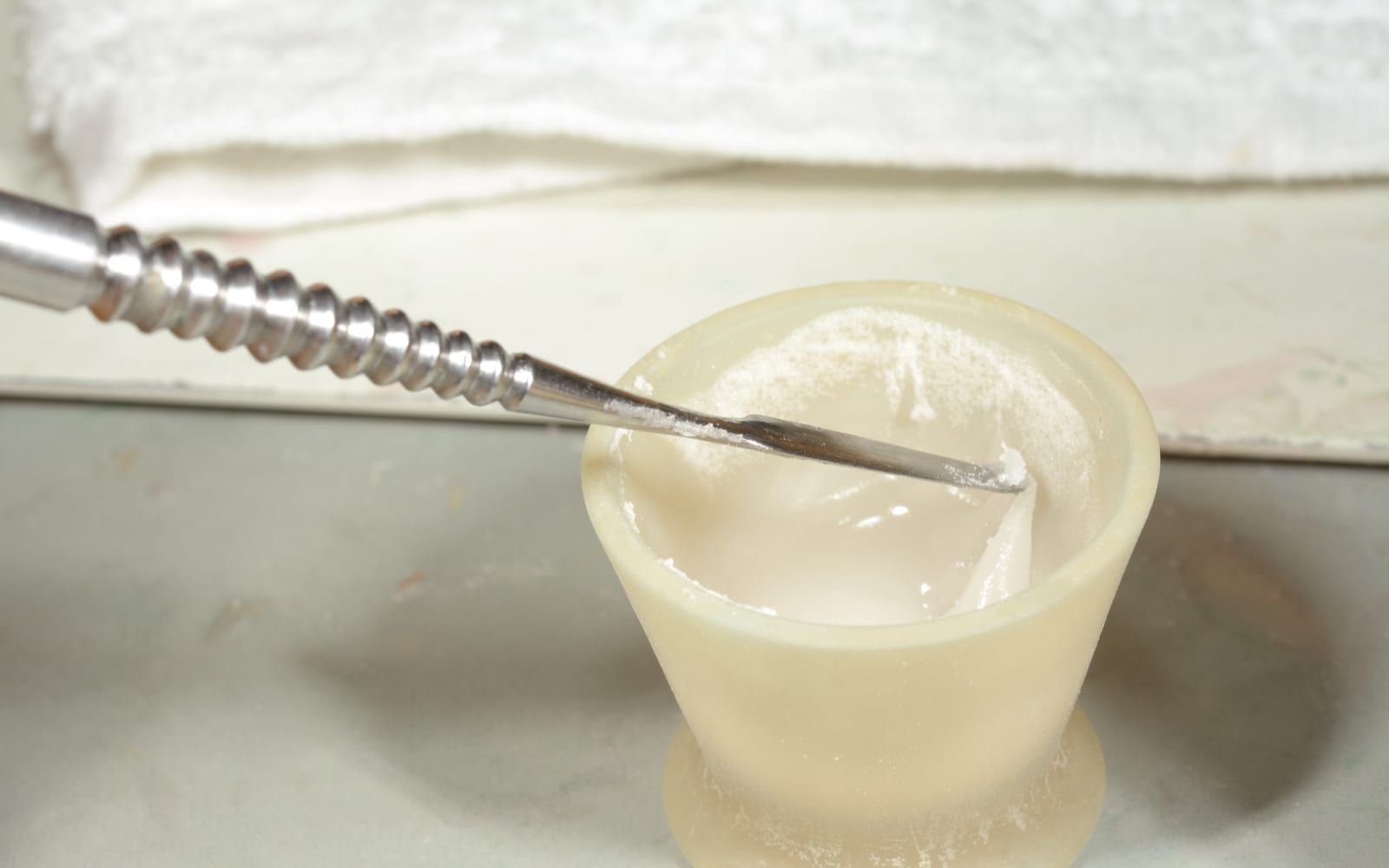 Tub of Dental Acrylic Resin