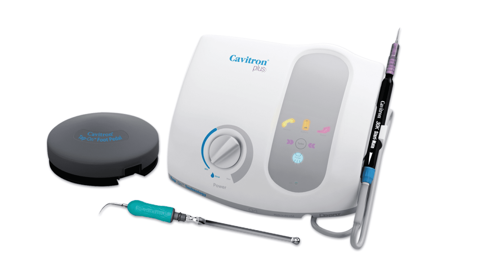Cavitron plus ultrasonic scaler with tap on technology