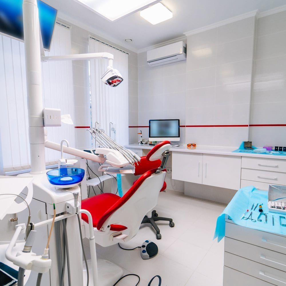 Dental Cart in a Dental Office