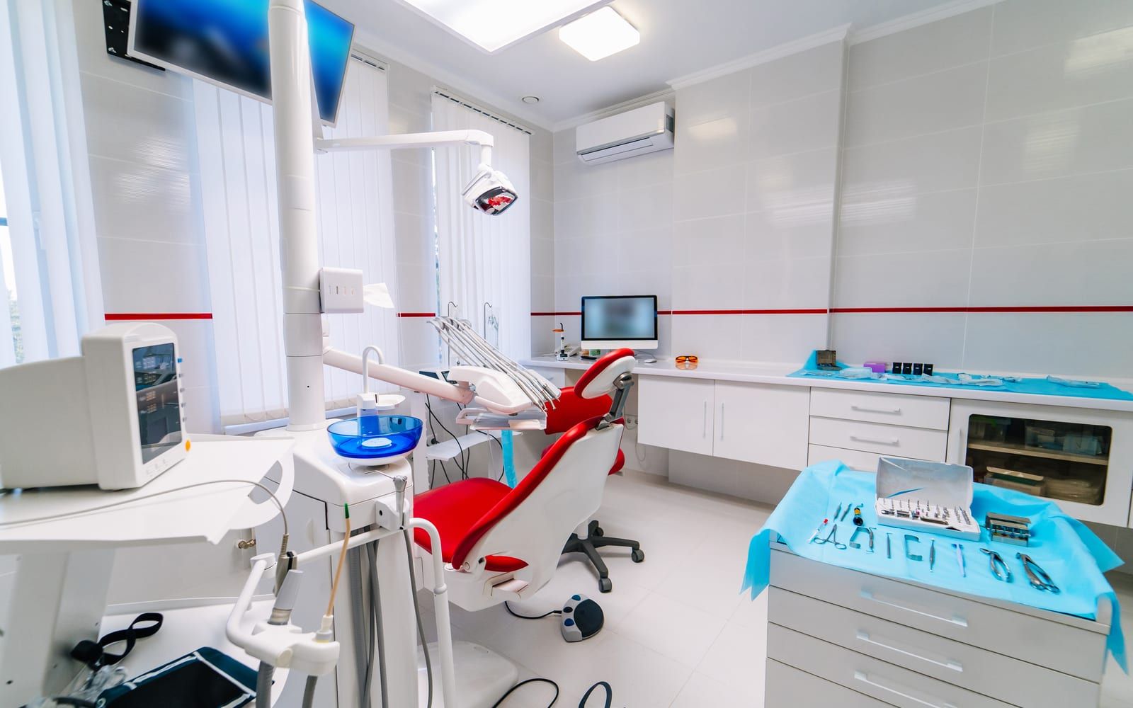 Dental Cart in a Dental Office