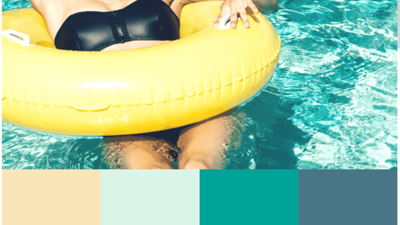 Sea side tan color palette