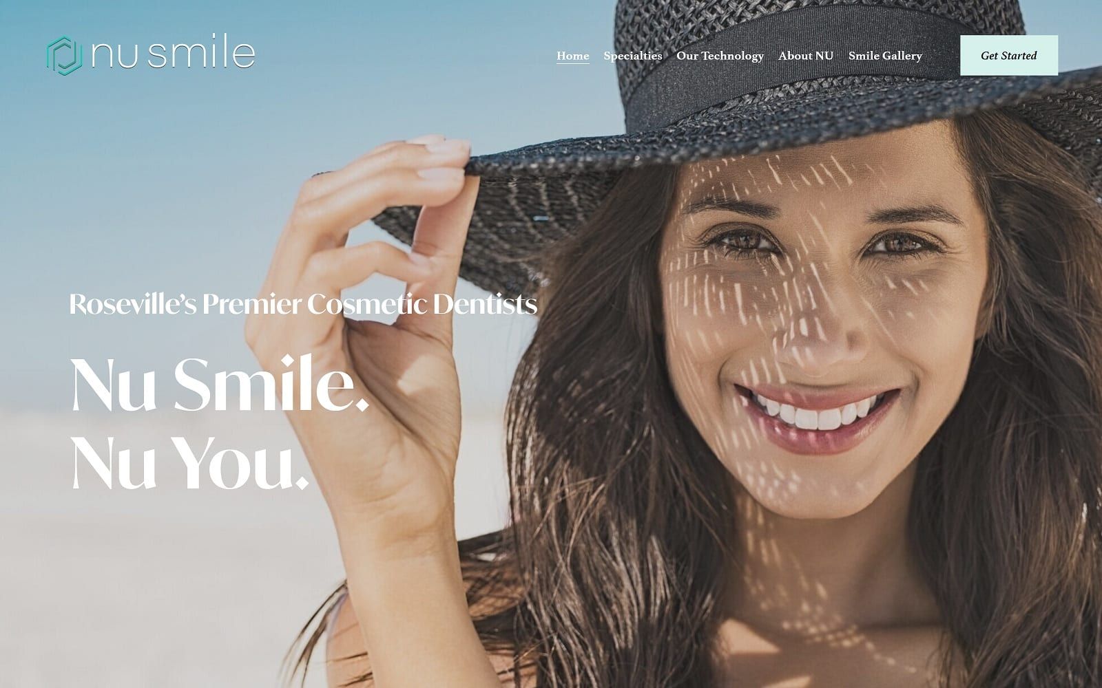 The screenshot of nu smile center for aesthetic & restorative dentistry wemakerosevillesmile. Com website