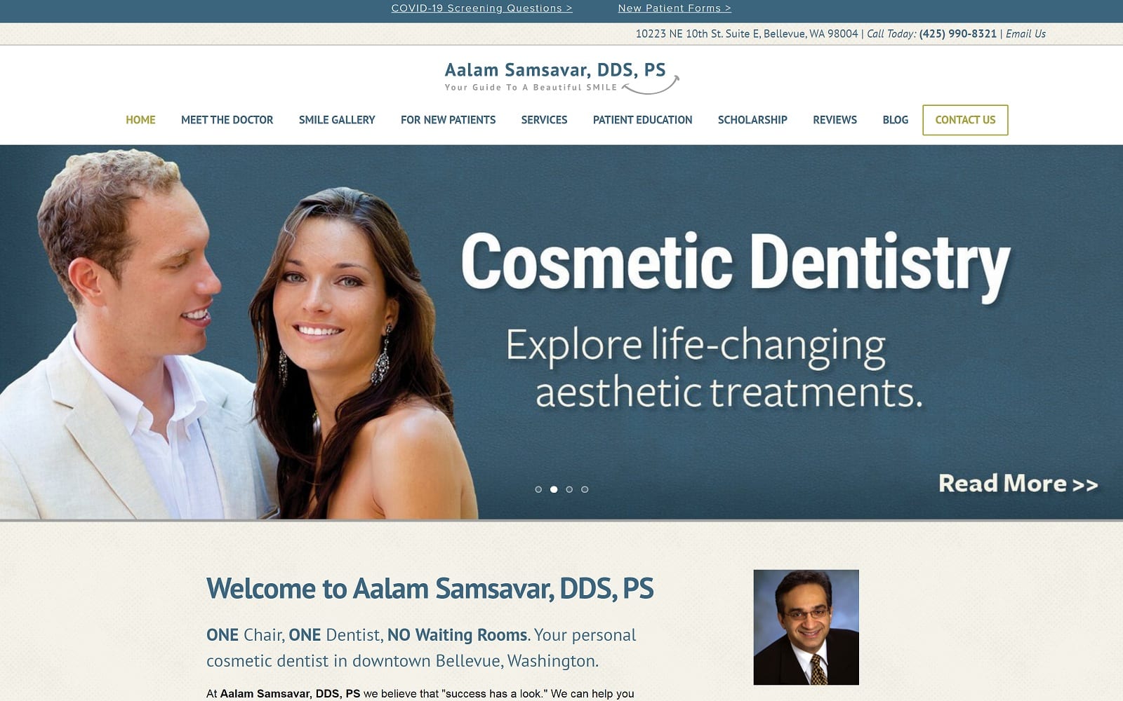 The screenshot of aalam samsavar dds drsamsavar. Com website