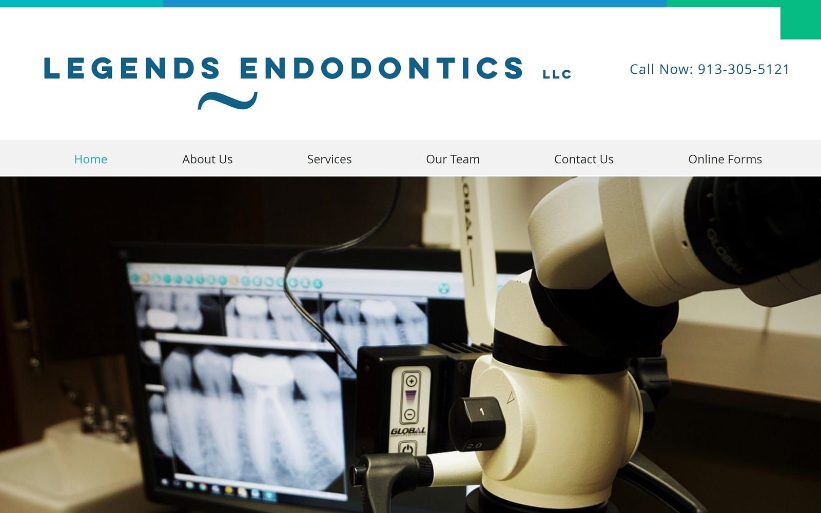 The screenshot of legends endodontics legendsendo. Com website