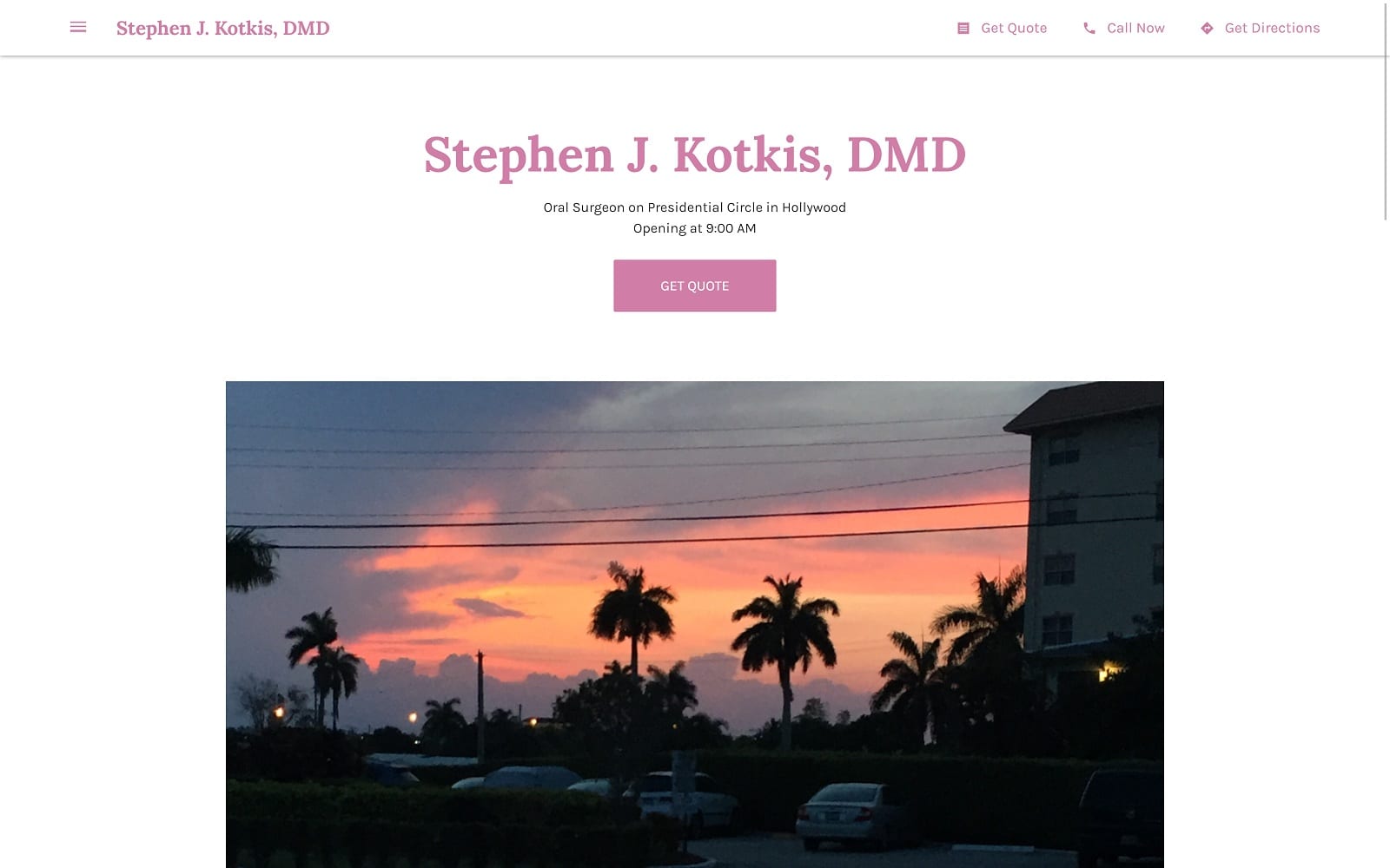 The screenshot of stephen j. Kotkis, dmd stephen-j-kotkis-dmd. Business. Site website