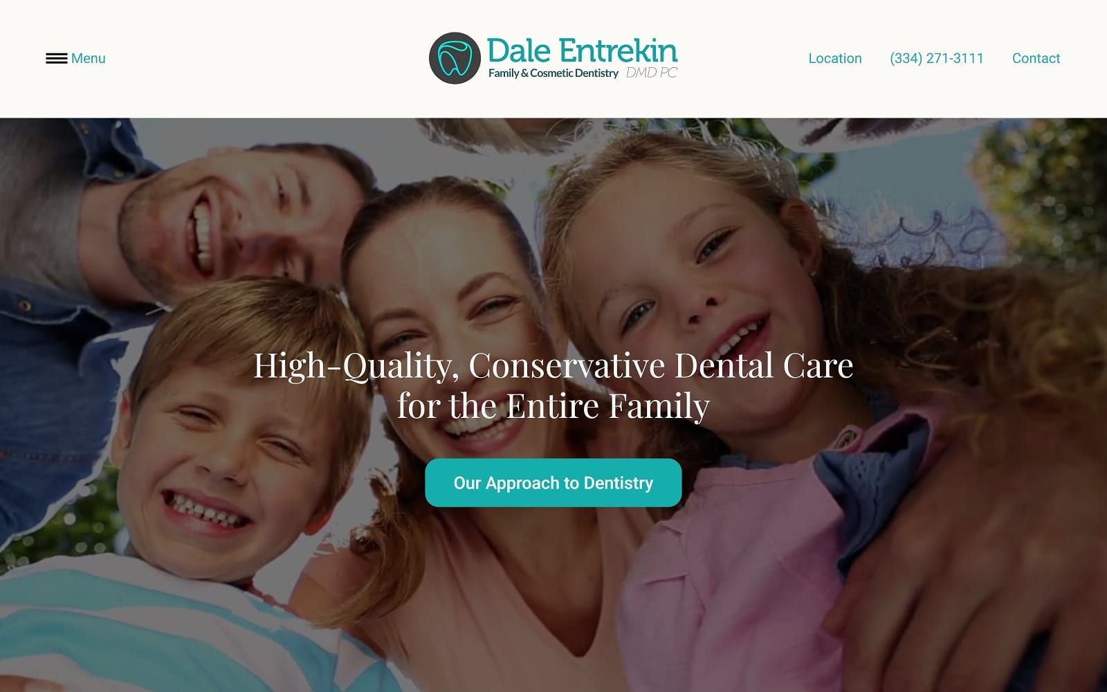 The screenshot of dale entrekin, dmd, pc entrekin. Us website