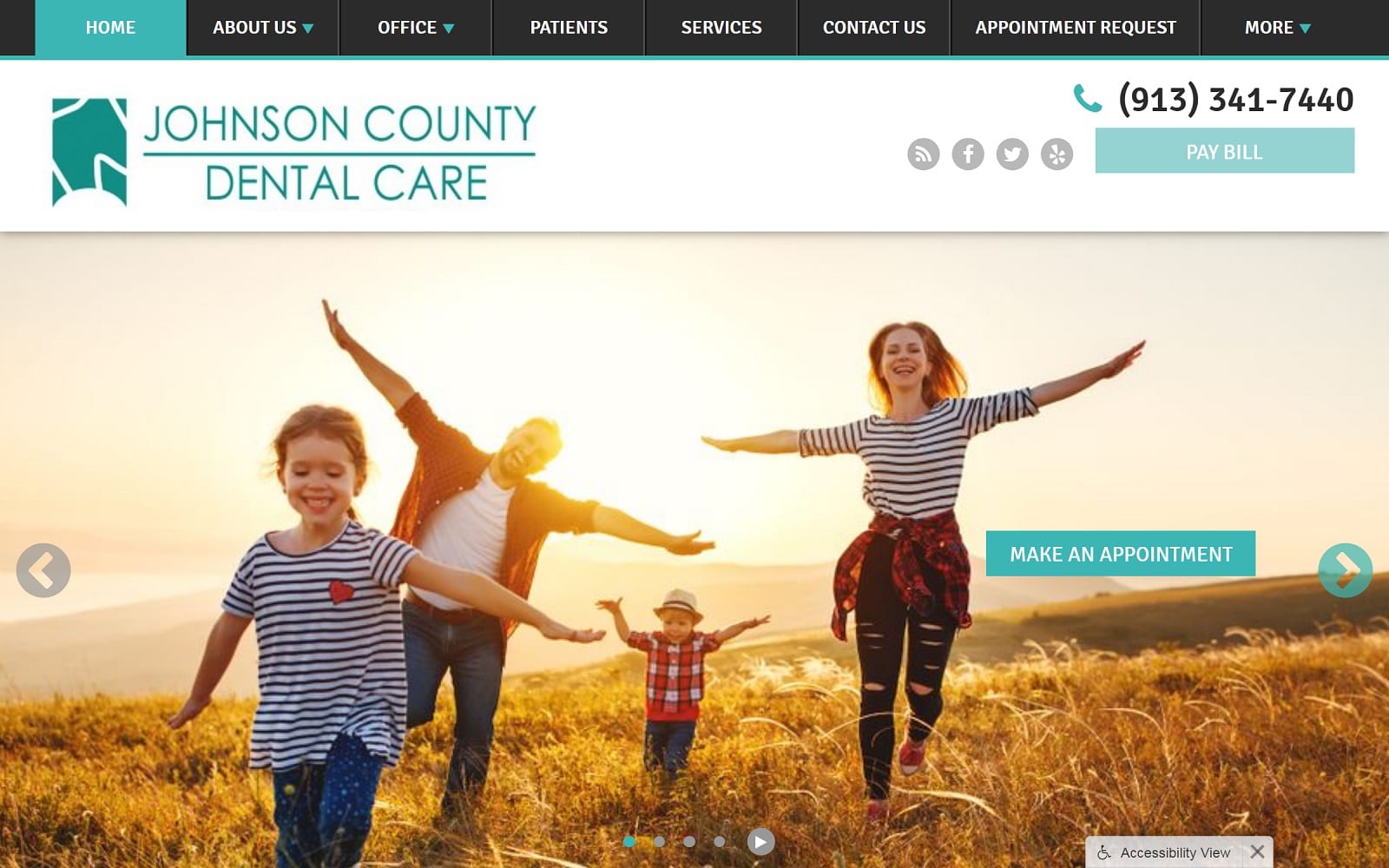 The screenshot of prairie village ks dentist: johnson county dental care jocodental. Com website