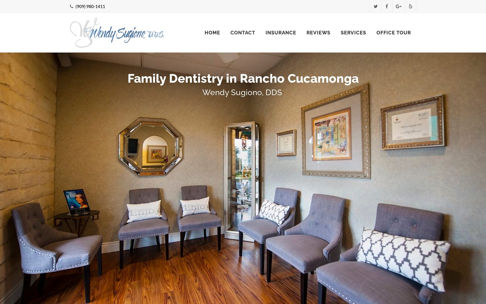 The screenshot of wendy sugiono, dds, magd smilesbysugiono. Com website