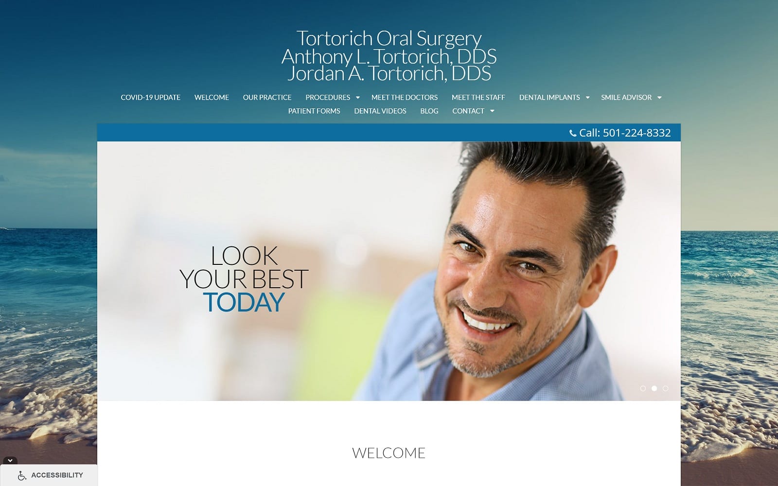 The screenshot of tortorich anthony l dds pa tortorichoralsurgery. Com website