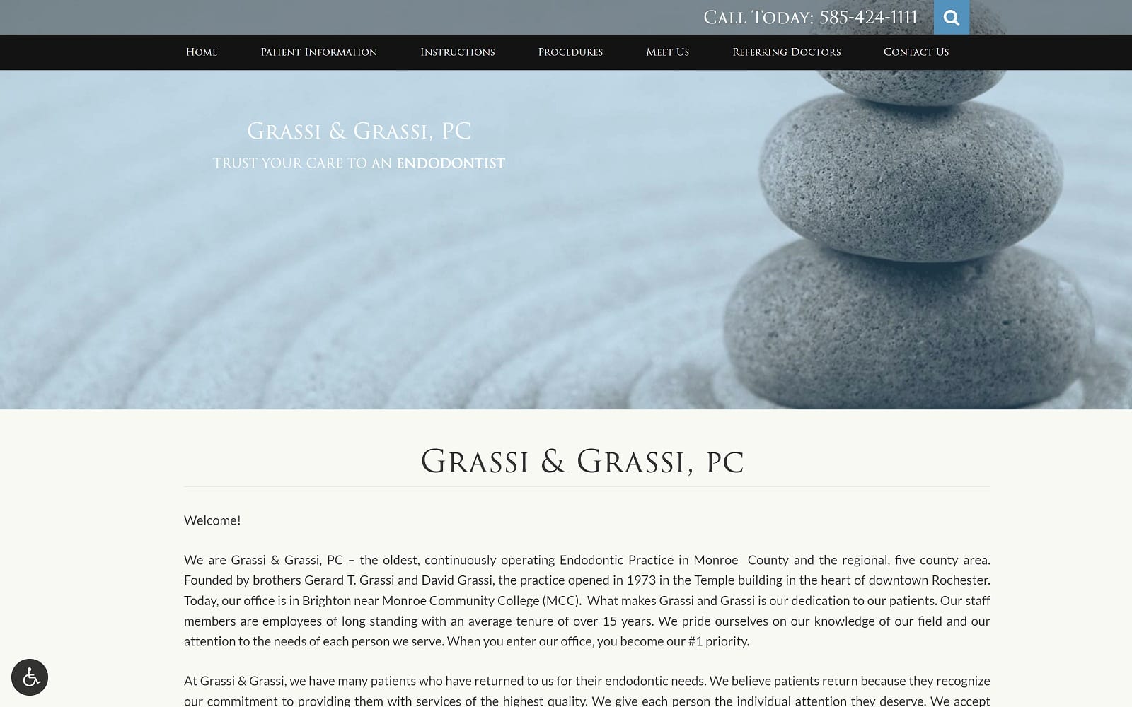 The screenshot of grassi & grassi, pc grassiandgrassi. Com website