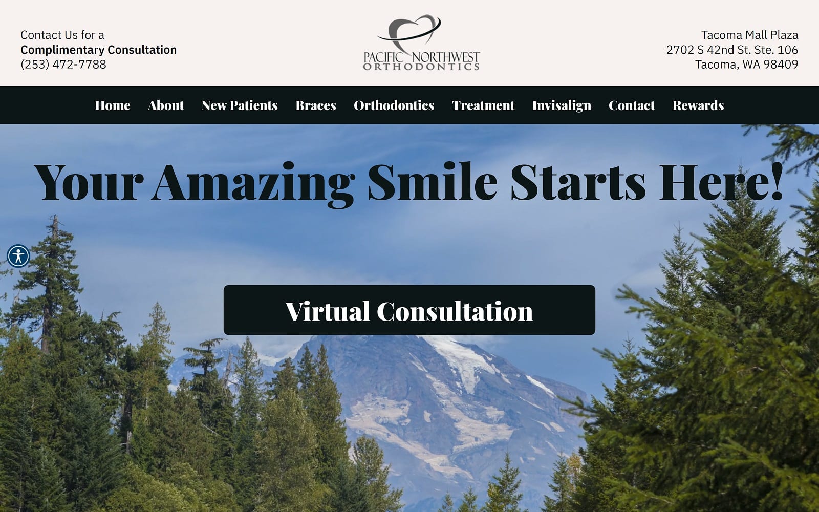 The screenshot of pacific northwest orthodontics lotsofsmiles. Net dr. Bobby virk website