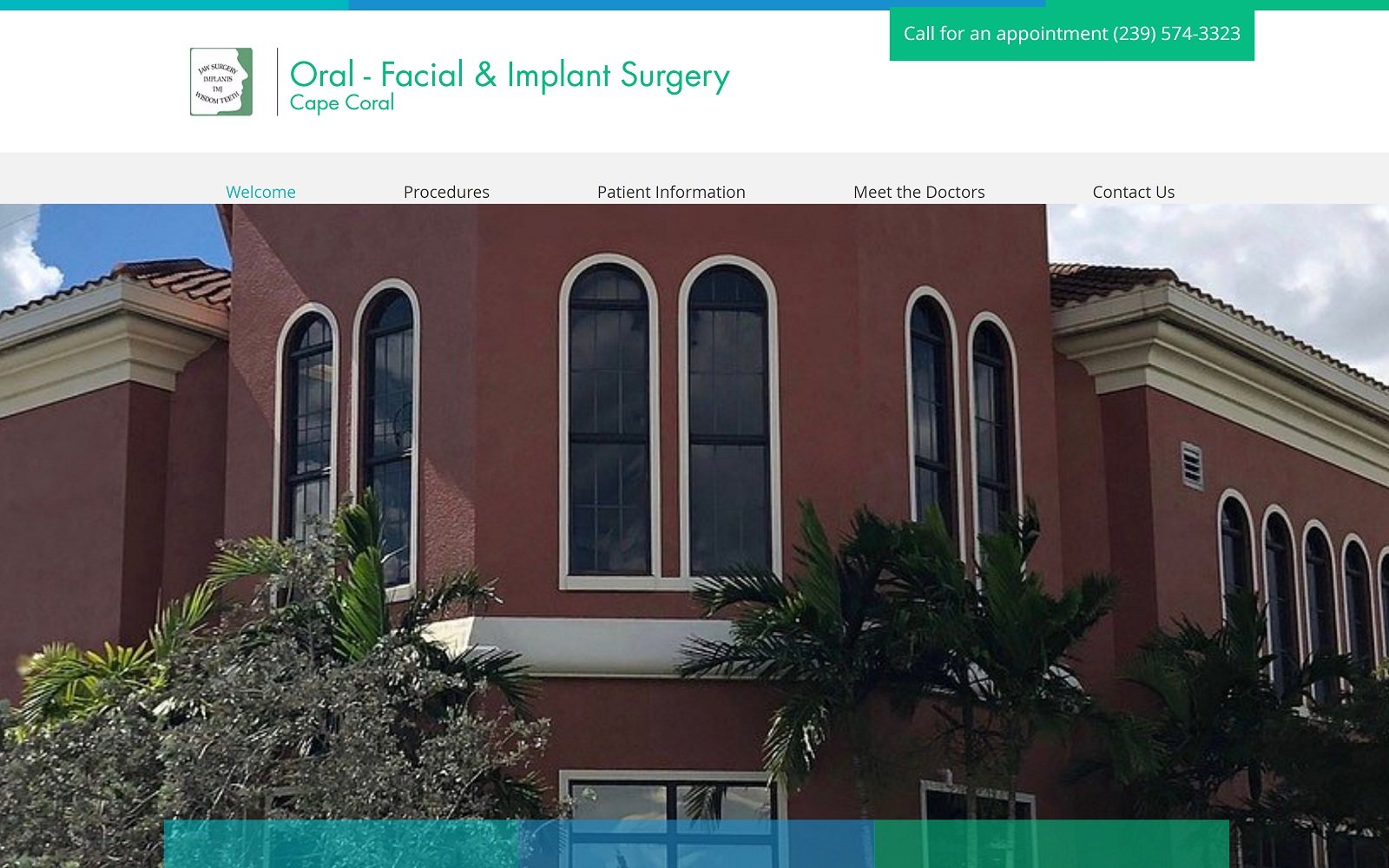 The screenshot of oral-facial & implant surgery ofisurgery. Com website