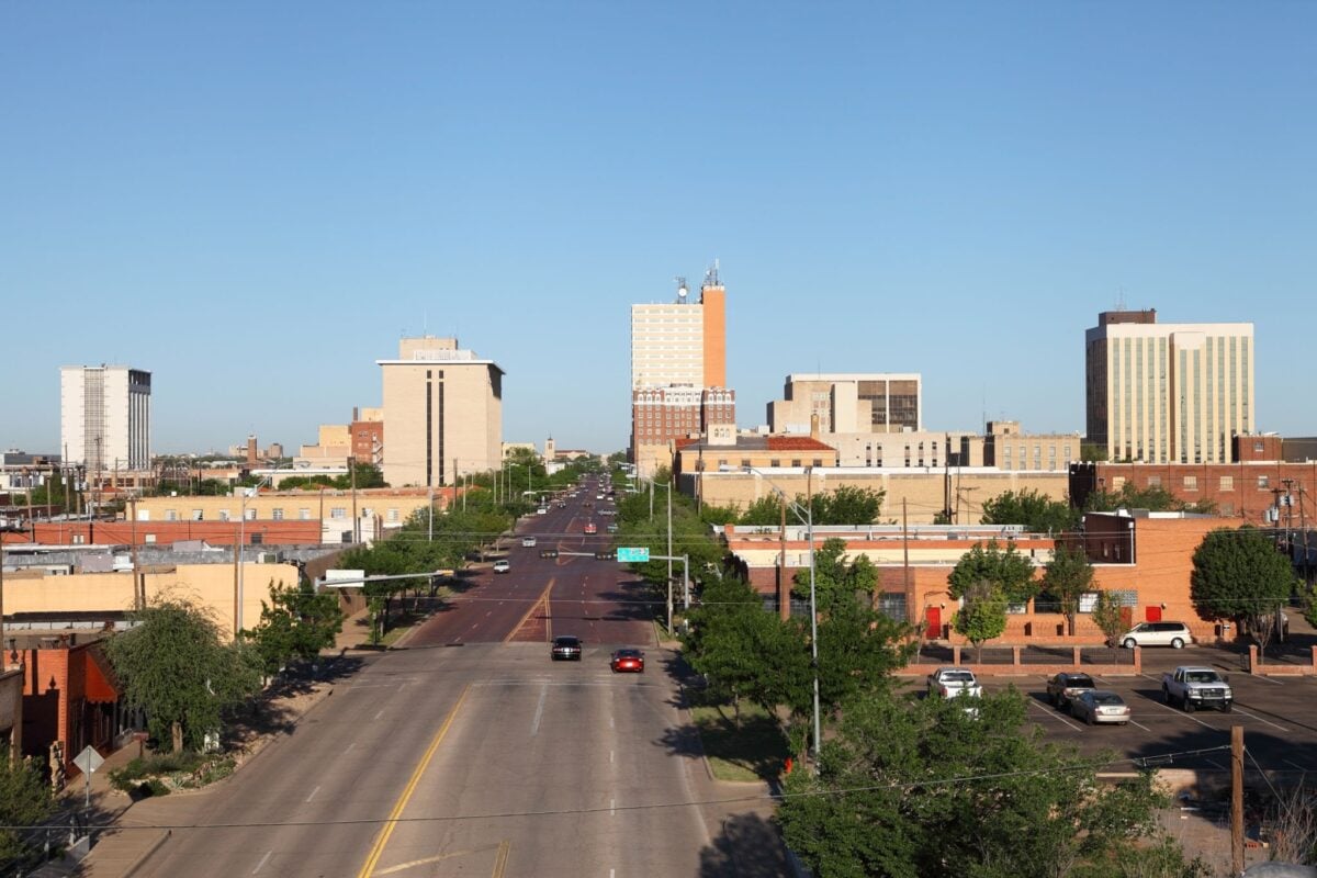 Downtown Lubbock, Texas