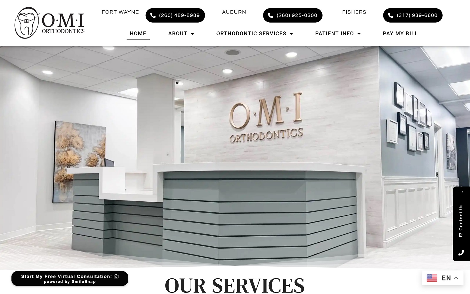 omiortho.com screenshot