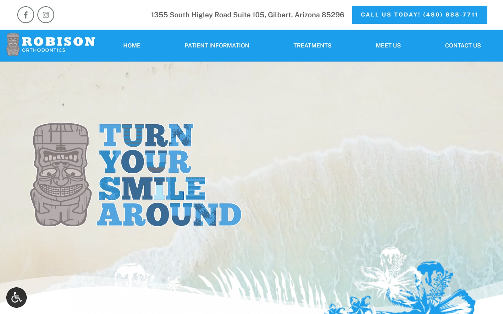 robisonortho.com screenshot