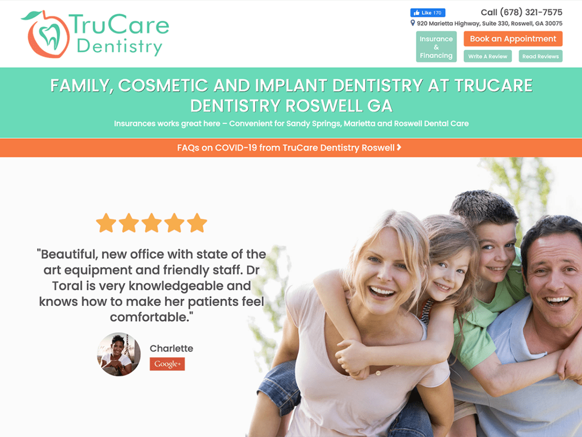 trucaredentistry.com Roswell Georgia