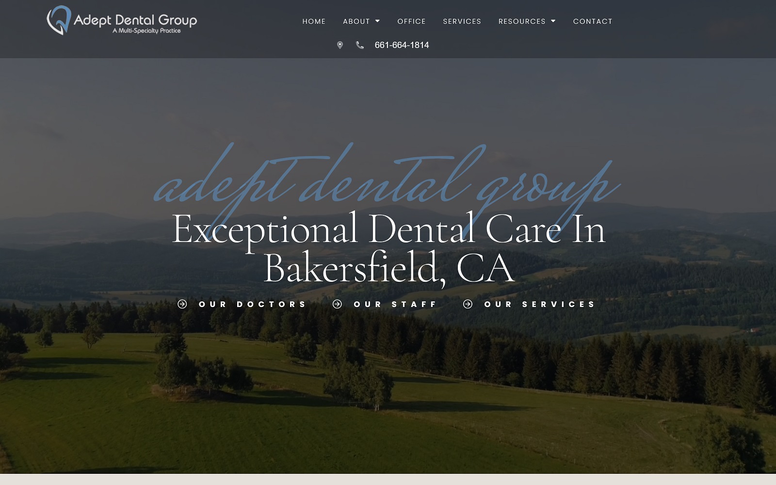 Adeptdentalgroup. Com screenshot