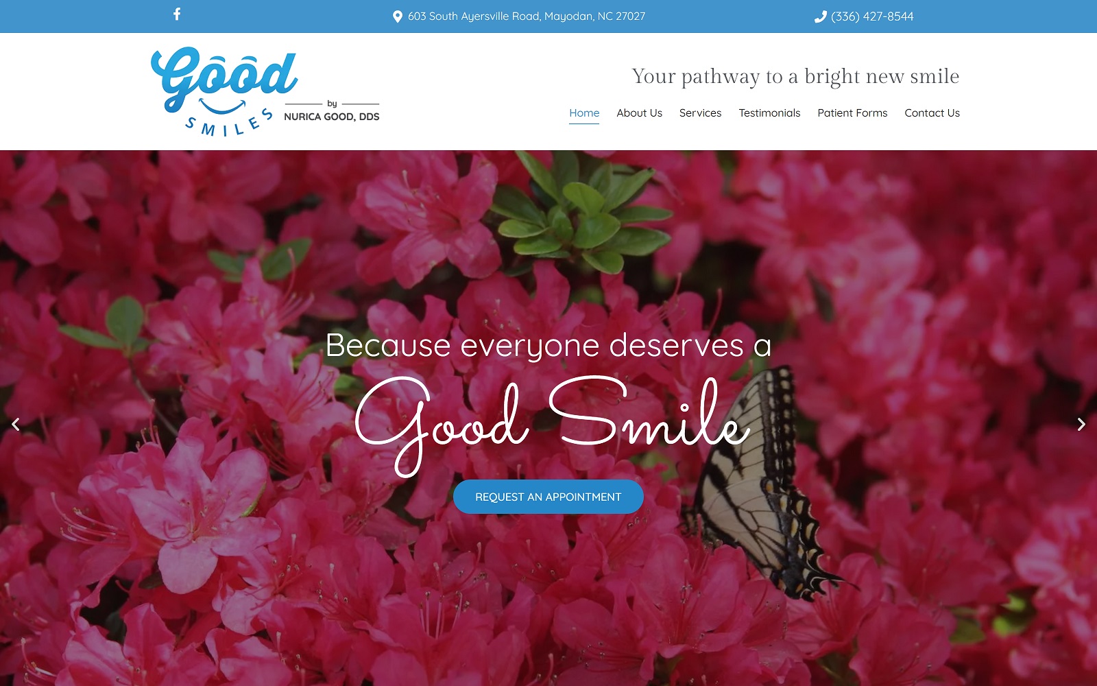 Goodsmilesdentistry. Com screenshot